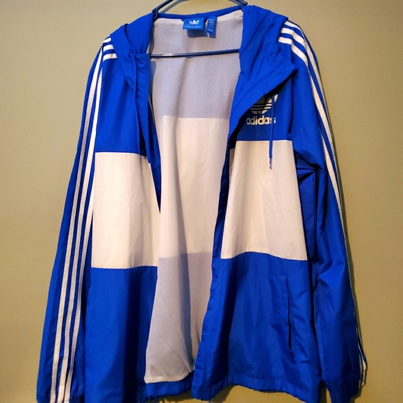 adidas Other - Adidas Blue and White Jacket